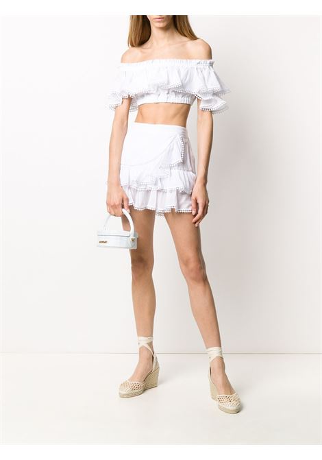 Gonna mini con ricami fera in nero Charo Ruzi Ibiza - donna CHARO RUIZ IBIZA 1989 | 201402WHT